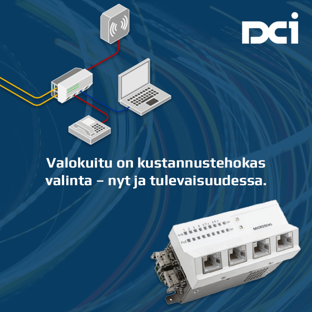 Valokuitu on kustannustehokas valinta – nyt ja tulevaisuudessa